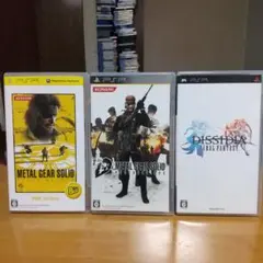 メタルギアソリッド psp おまけディシディア付き まとめ売り