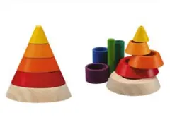 PLANTOYS 積み木 コーンソーイング