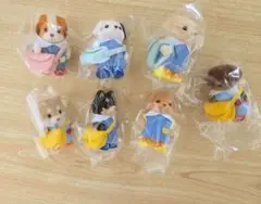 美品♡ようちえん犬７体セット♡シルバニアファミリー