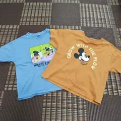 ミッキーマウス Tシャツ 120サイズ 2枚セット