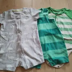 BabyGAP　ロンパース3枚セット　80cm＆70cm