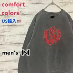 ●F580【US輸入】コンフォートカラーズ スウェットシャツ グレー系 【S】