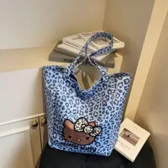Hello Kitty ヒョウ柄 トートバッグのサムネイル