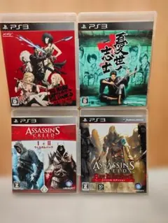 【PS3 ソフト】 ノーモアヒーローズ 憂世ノ志士 アサシンクリード 4本セット