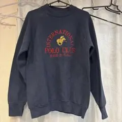 最終価格 ポロクラブ スウェット トレーナー ネイビー