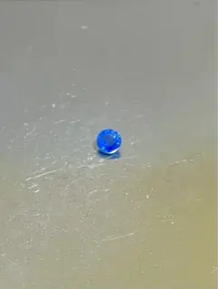 カシミール産未処理コーンフラワーブルーサファイア0.17ct直径3mm