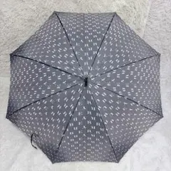 【希少デザイン】BURBERRY ロゴ　長傘　傘カバー
