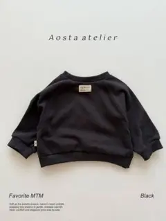♦︎新品♦︎aosta Favorite Sweatshirt Black M