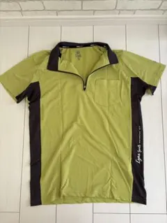 Lynx メッシュ半袖シャツ M ゴルフウェア アウトドア 古着 ヴィンテージ