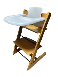 希少！ストッケ　トリップトラップ 旧型 ベビーセット付　ナチュラル ストッケ トリップトラップ ベビーセット STOKKE TRIPP TRAPP