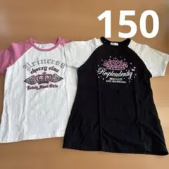 キッズTシャツ セット ホワイト ピンク ブラック Tシャツ