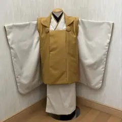 被布コート着物上下セット 七五三 3歳 男の子 女の子 ハンドメイド