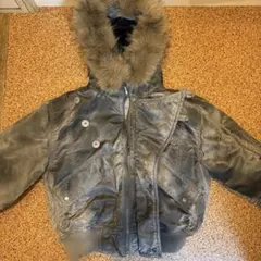 ANDER HUNK N2B Flight Jacket グレー S