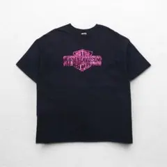 HARLEY DAVIDSON 両面プリント Hanes BEEFY Tシャツ