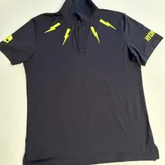 【SALE】ハイドロゲン★ゴルフ・ラバーロゴ・ポロシャツ★未使用★M★正規代理店 ハイドロゲン メンズ ポロシャツ HYDROGEN ブランド トップス