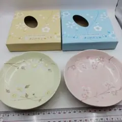 たち吉 中鉢 皿 2枚セット 花柄