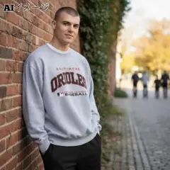 USA古着RUSSELLスウェット90sUSA製裏起毛短丈アメカジグレーXL