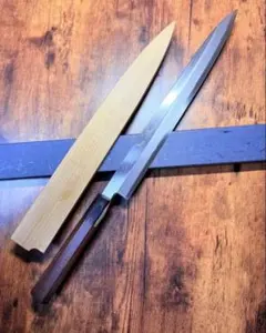 青二鋼 鬼反 切付柳刃 黒刀 - メルカリ
