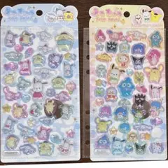 国内正規品 うるちゅるポップシール サンリオキャラクターズ 2種