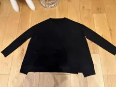 マイカアンドディール　Vネック ニットセーター 黒