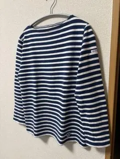 Orcival ストライプ 七分袖 Tシャツ