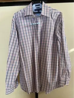 トミーヒルフィガーチェック柄シャツ　　M