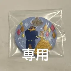【専用】ディズニー　刺繍缶バッジビスケット　　美女と野獣　白雪姫