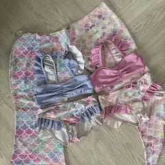 人魚姫マーメイドビキニ 100サイズ 3点セット 2着