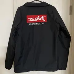 x-girl ブラック★エックスガール　コーチジャケット　サイズ2