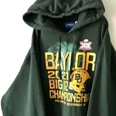 BAYLORBIG スウェット パーカーXLカーキグリーン緑古着
