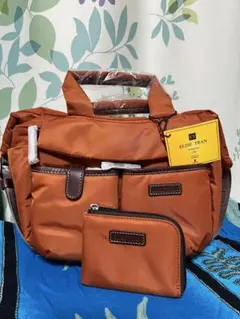 【美品✨】エリーゼトラン ELISE TRAN ショップチャンネルナイロンバッグ