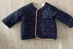 ベビー　キルティングアウター 裏ボア　リバーシブル　80
