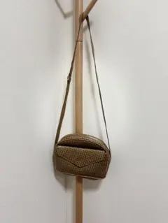 美品】BORELLI P. リアルパイソン ショルダーバッグ ブラウン - メルカリ
