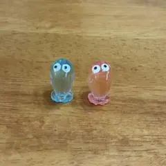 チョコボール おまけ 2体セット クリアカラー