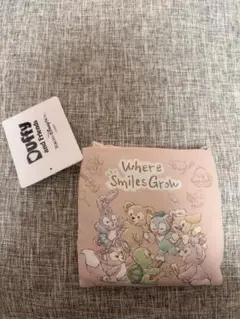 ダッフィー　エコバッグ　ウェアスマイルズグロウ