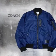 COACH(コーチ) コーチMA-1ジャケット サイズ44 定価6万円程度 コーチMA-1 カーキジャケットリバーシブル