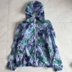 PEARLY GATES 総柄 ナイロンパーカー 花柄 ウィンドブレーカー