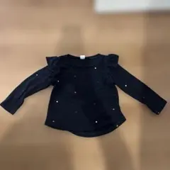 baby GAP ネイビー ハート柄 長袖カットソー 2歳用