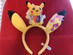 USJ ポケモン ピカチュウ 新品カチューシャ ユニバ ステッカーのサムネイル