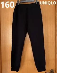 ユニクロ　キッズ　ドライスウェットパンツ　160 ブラック