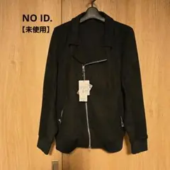NO ID. フェイクスウェードセミダブルライダースジャケット