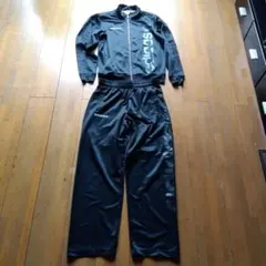adidas ブラック ジャージ　上下セット