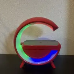 G型 ワイヤレススピーカー LEDライト ワイヤレス充電器付き