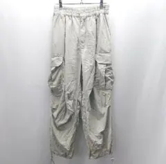 ZARA ザラ サイドポケット 裾ゴム仕様 カーゴパンツ サイズM-L