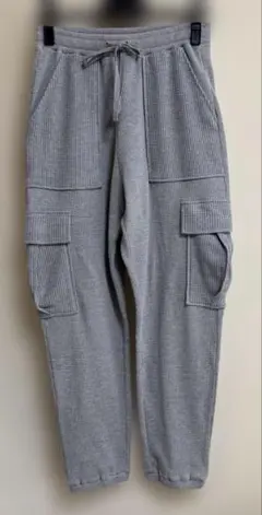 niko and... グレー ワッフルカーゴパンツM
