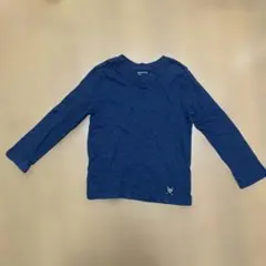 GapKids XS (4-5) ネイビー 長袖カットソー