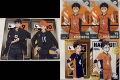 ハイキュー‼︎ 影山、日向、西谷　クリアカード6枚セット　即購入⭕️