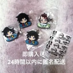 冨岡義勇 竈門炭治郎 鬼滅の刃 キャラばんちょうこうヘアクリップ 4個セット