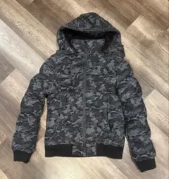 AZUL アズール　迷彩柄フード付きジャケット　ブルゾン　XS