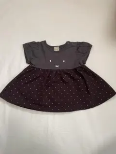 ミッフィー　プティマイン　ドット柄トップス